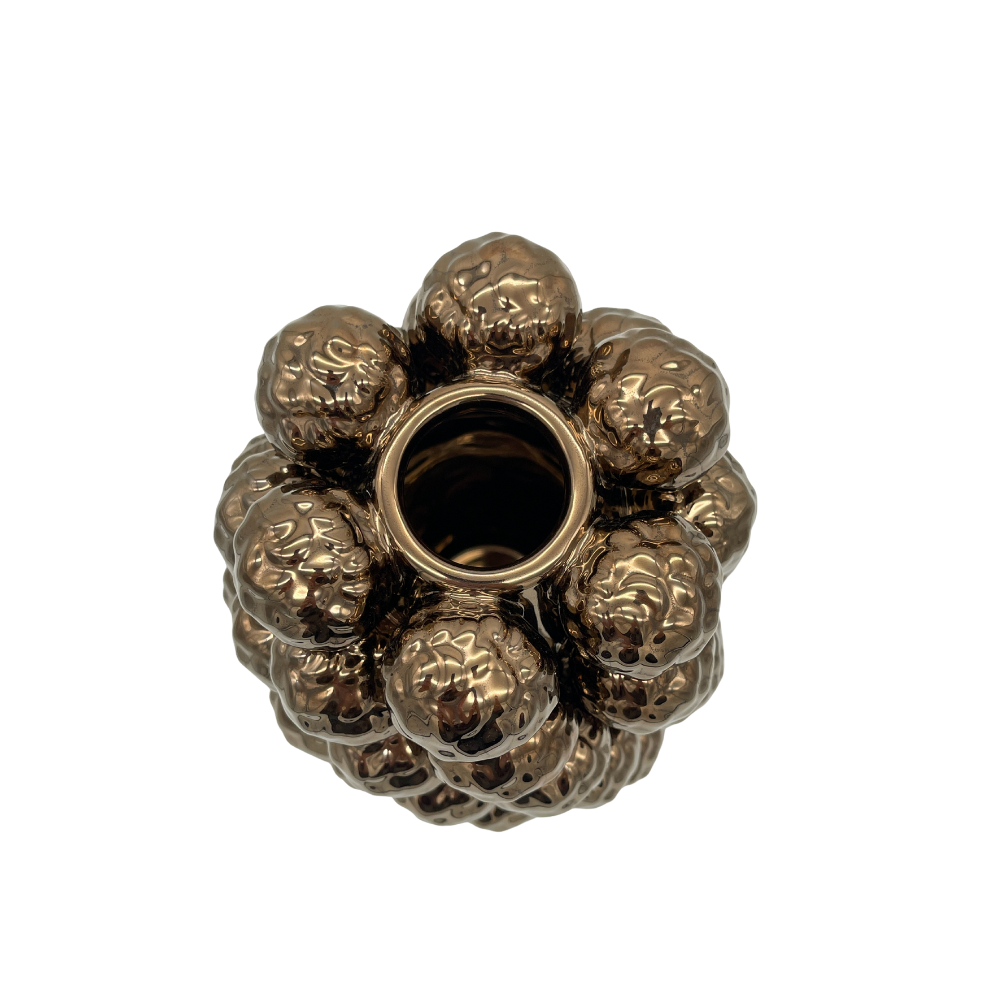 Golden Sphere Art Vase S