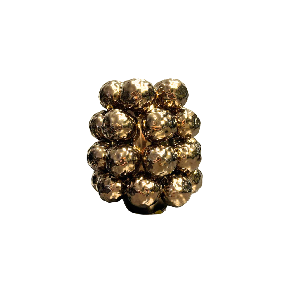 Golden Sphere Art Vase S