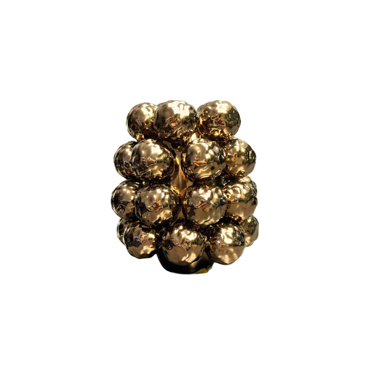 Golden Sphere Art Vase S