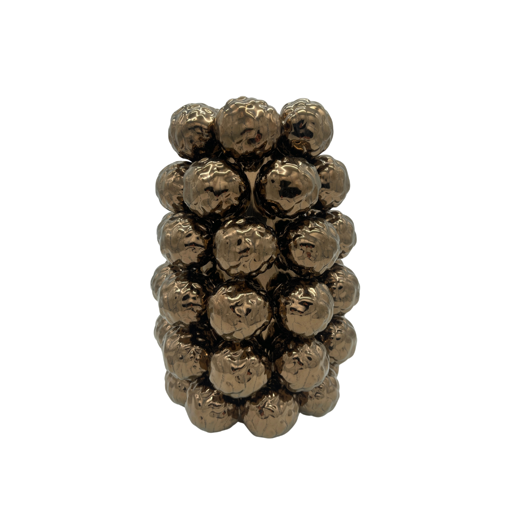 Golden Sphere Art Vase M
